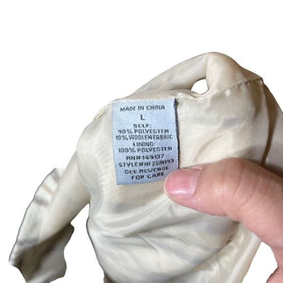 Hyfve Plaid Zip Front Wool Blend Mini Skirt Size Large - Picture 8 of 8